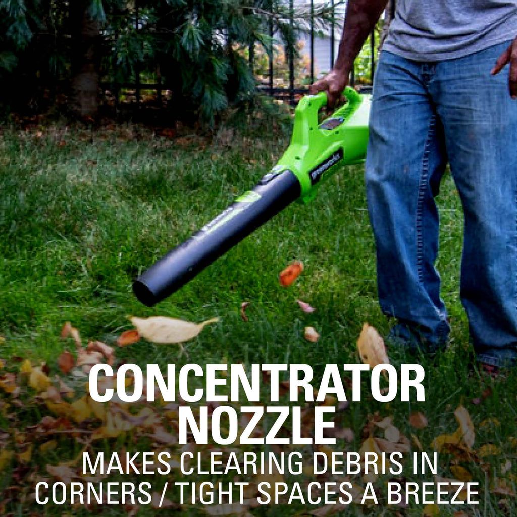 40V 350 CFM Leaf Blower With 2.0 Ah Battery, 2412002