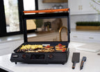 22 Inch Electric Griddle Nonstick with Lid  8001 E-Series Tabletop Large Griddle By Blackstone with Blackstone Griddle Accessories For Indoor and Outdoor Use
