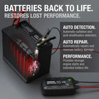 NOCO GENIUS10: 10A 6V/12V Smart Battery Charger, Maintainer and Desulfator