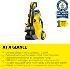 Kärcher Pressure Washer  K5 Power Control  Max 2500 PSI  32 ft. Hose  2 Spray Wands - 1.55 GPM