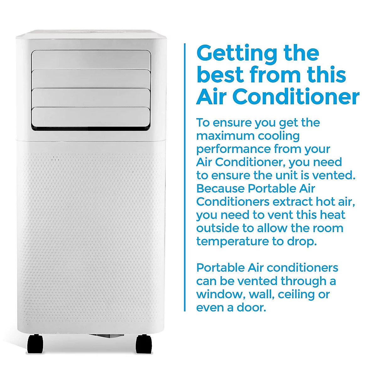 Igenix 9000 BTU Smart 3-in-1 Portable Air Conditioner