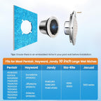 SURAIELEC 12V AC Pool Lights for Inground Pool  10 inch Color Changing LED Pool Light with Remote Control  300W Equivalent  Underwater Swimming Pool Light Fixture for Large Wet Niches  50FT