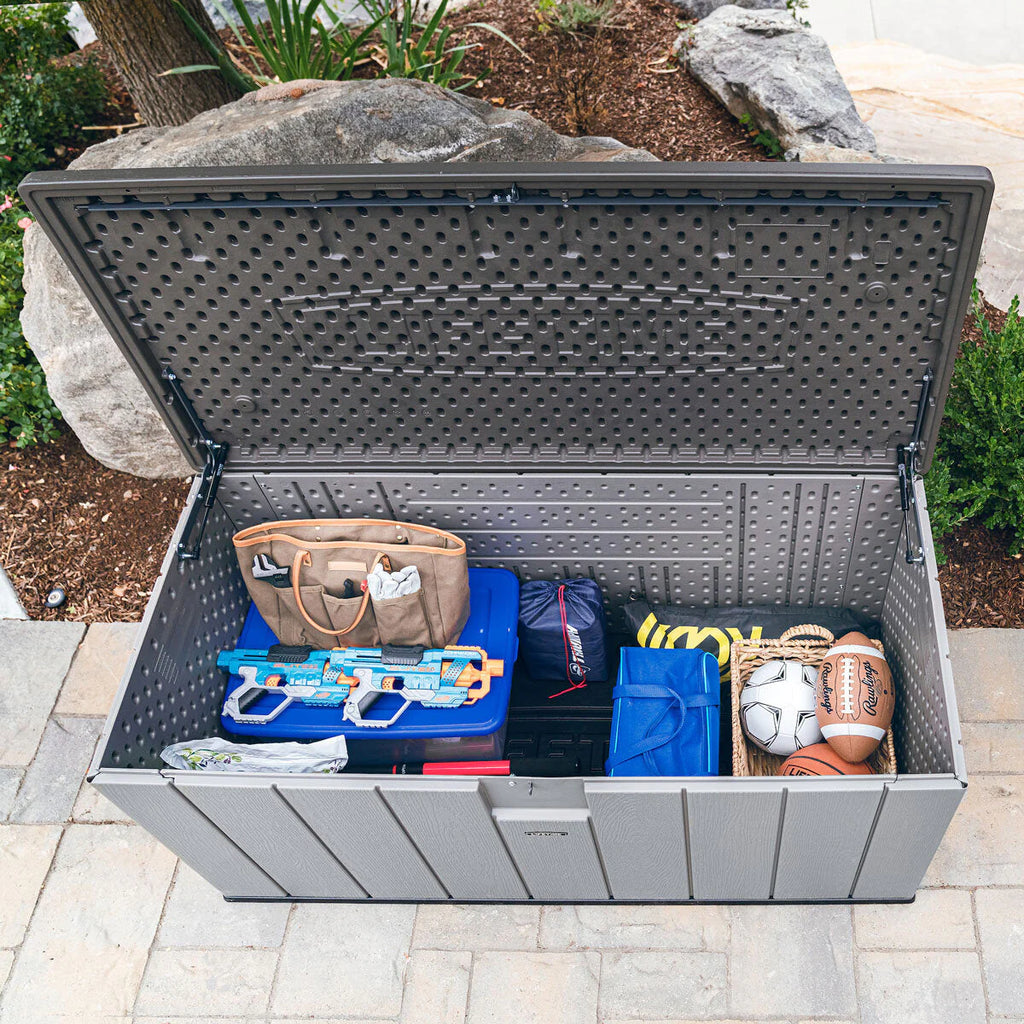 Lifetime 568 Litre Modern Outdoor Storage Deck Box Model 60384U