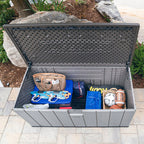 Lifetime 568 Litre Modern Outdoor Storage Deck Box Model 60384U