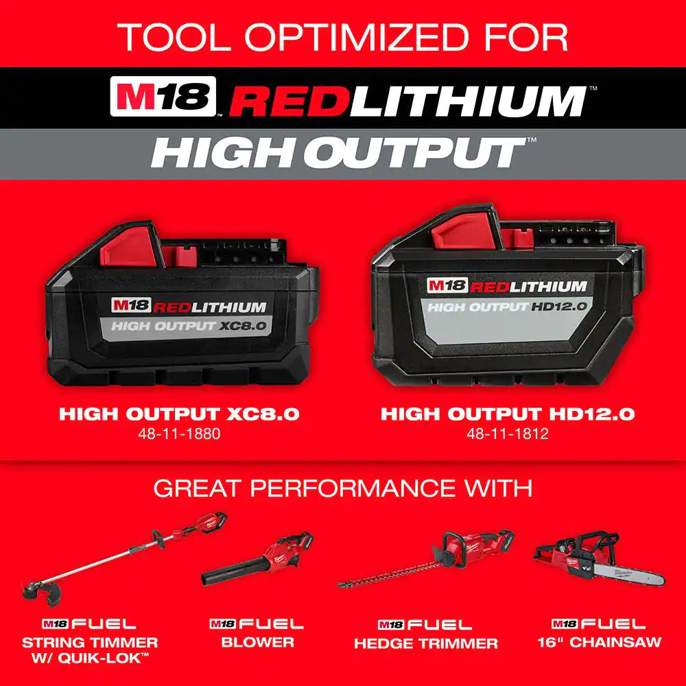 2825-20ST M18 FUEL 18V Lithium-Ion Cordless Brushless String Grass Trimmer with Attachment Capability (Tool-Only)