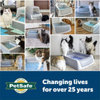 PetSafe ScoopFree Complete Replacement Blue Crystal Litter Tray?? 6-Pack Easy Cleanup with Disposable Tray Includes Leak Protection and Low Tracking Litter