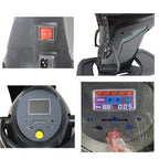 EQCOTWEA Electric Horse Riding Machine Abdominal Exercise Fitness Equipment Black