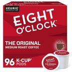 Eight O’Clock Coffee The Original Medium Roast Recyclable K-Cup Pods, 96 Count