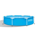 28205EH 8  X 20  Rust Resistant Durable Steel Frame Swimming Pool, Metal Frame Pools, Round
