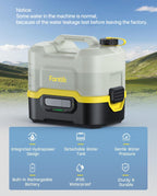 Fanttik NB8 Nano Portable Cordless Electric Sprayer w/2.1Gal Tank  Retractable Spray Head  2600mAh Lithium Battery  IPX5  72-98PSI  Portable Pressure Washer for Garden  Camping Shower and Pet Cleaning