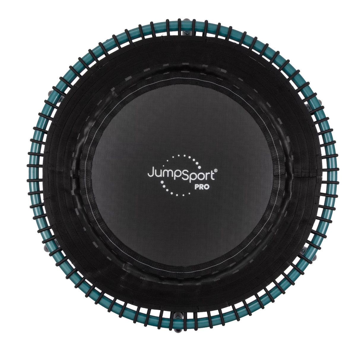 JumpSport 350 Pro Fitness 39" Cardio Workout Indoor Trampoline, Teal/Black
