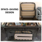 79" x 31.5" Rollaway Bed with Mattress, Portable Guest Bed Folding Sleeper Bed Cot