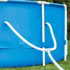 28026E + 28211EH 12 ft. x 30 in. Metal Frame Round Swimming Pool with Filter Pump and 13 ft. Pool Cover