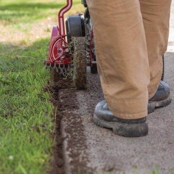 41273 9 in. Tri-Tip Blade 79 cc Viper Engine Gas Lawn and Landscape Edger with 4-Wheel Design and Multi-Position Pivot Head