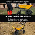Baumr-AG 40V Battery Powered Wheelbarrow Motorised Electric, 100L Bucket Volume, 3 Wheel, 260KG, Lifting Bucket