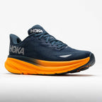 Clifton 9 GTX Men's Stormy Skies/Orange Zest