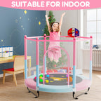 VGMiu 60" Trampoline for Kids, 5 FT Toddler Baby Trampoline