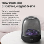 Bluetooth Home Speaker - Superior Sound Quality - 5 Diamond Effect Light Themes - Made from Recycled Materials