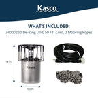 Kasco Deicer 3/4 HP Lake & Pond De-icer 120V �C Single Phase with 50 Ft Electric Power Cord | Water Deicer for Ponds  Lakes & Dock Bubbler