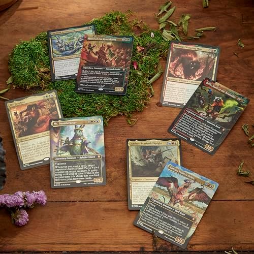 2025 Magic: The Gathering Bloomburrow Commander Deck Bundle – Includes All 4 Decks (Animated Army  Family Matters  Peace Offering  and Squirreled Away)