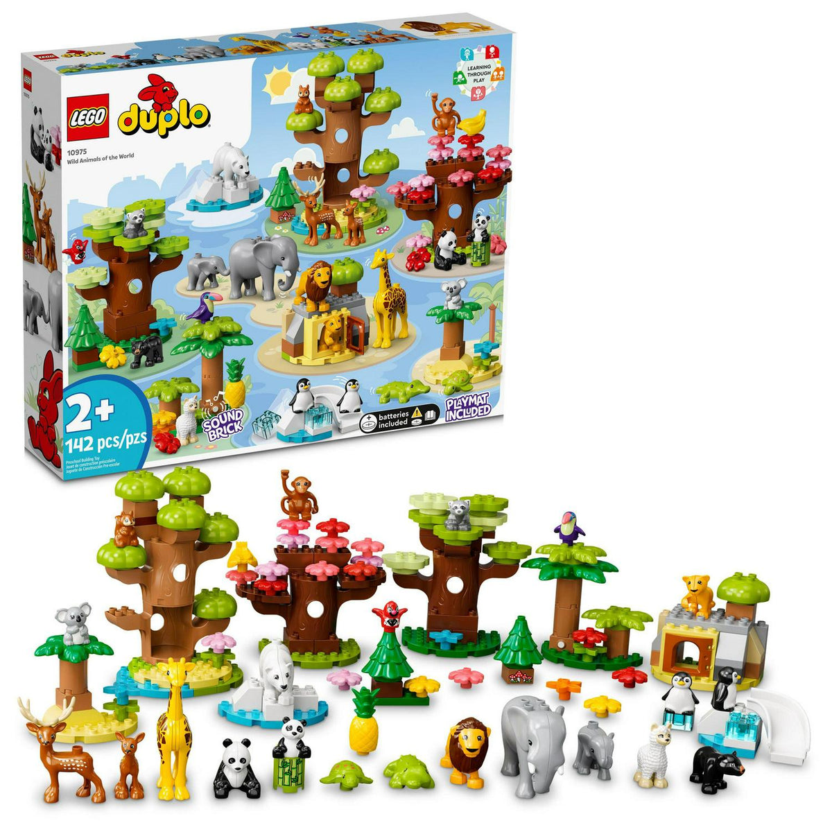 DUPLO Wild Animals of the World 10975 Building Toy Set (142 Pieces)