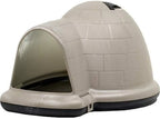 Petmate Indigo Dog House (Igloo Dog House, Made in USA with 90% Recycled Materials, All-Weather Protection Pet Shelter) for XL Dogs -90 to 125 pounds, Made in USA