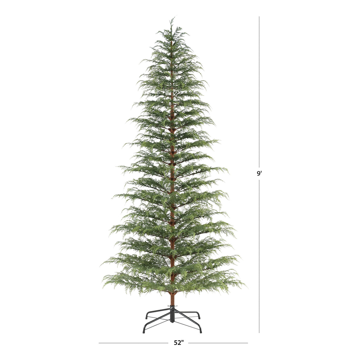 My Texas House 7.5 ft Pre-Lit Cypress Artificial Christmas Tree with 500 Twinkle LED Lights and Stand