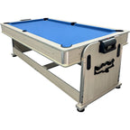 4 In 1 Multi-functional Game Table with Full Accessories for Home, MDF, 7Ft
