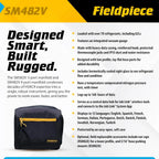 Fieldpiece SM482V Wireless 4-Port SMAN Manifold with Vacuum Gauge