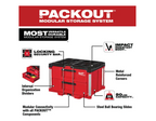 48-22-8442  22 in. 2-Drawer Tool Box with Metal Reinforced Corners