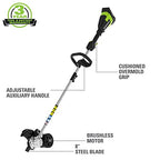 40V 8" Brushless Edger, 4.0Ah USB Battery and Charger Included