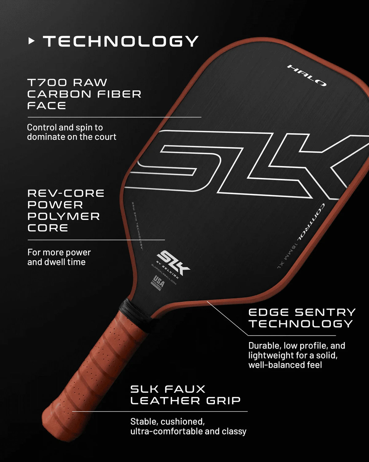 Selkirk SLK Halo Power XL Pickleball Paddle
