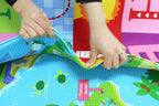 Baby Care Play Mat (Large, Playful - Magical Island) 82'' x 55'' Original One-Piece Reversible Rollable Waterproof Play Mat for Infants, Babies, Toddler, and Kids