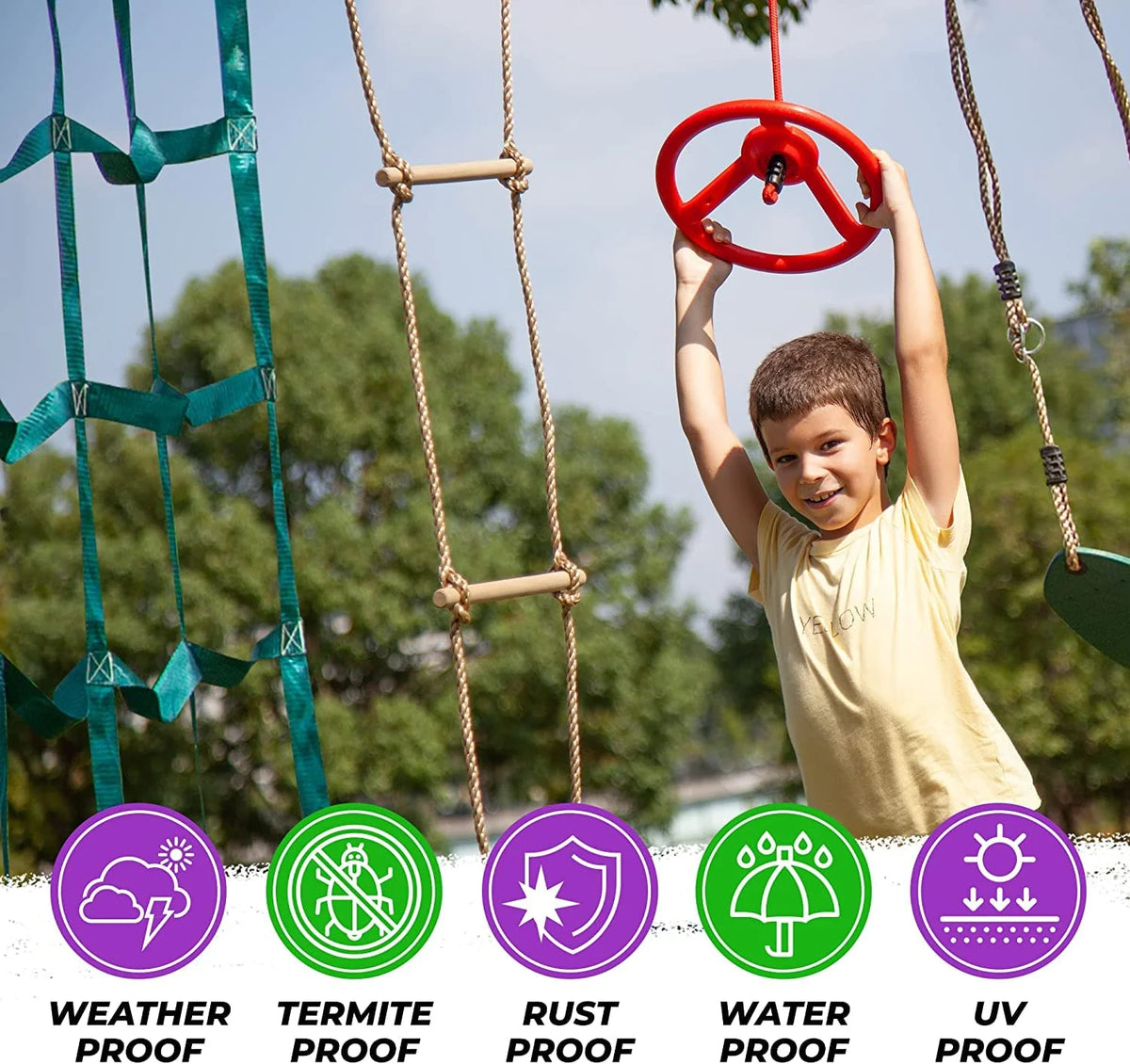 Trailblaze Ninja Warrior Obstacle Course for Kids Outside