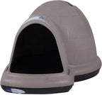 Petmate Indigo Dog House (Igloo Dog House, Made in USA with 90% Recycled Materials, All-Weather Protection Pet Shelter) for XL Dogs -90 to 125 pounds, Made in USA