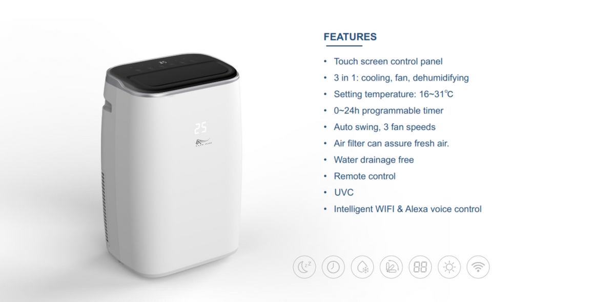 air conditioning centre 12000 BTU Portable Air Conditioning Unit KYR-35GW/LUX