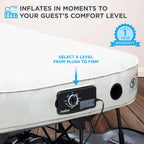 Ivation EZ-Bed Self Inflating Air Mattress, Twin Air Mattress with Built In Pump & Case