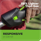 Greenworks 60V 17" Brushless (Push) Mower + 60V 13" String Trimmer, 4.0Ah Battery and 3A Charger