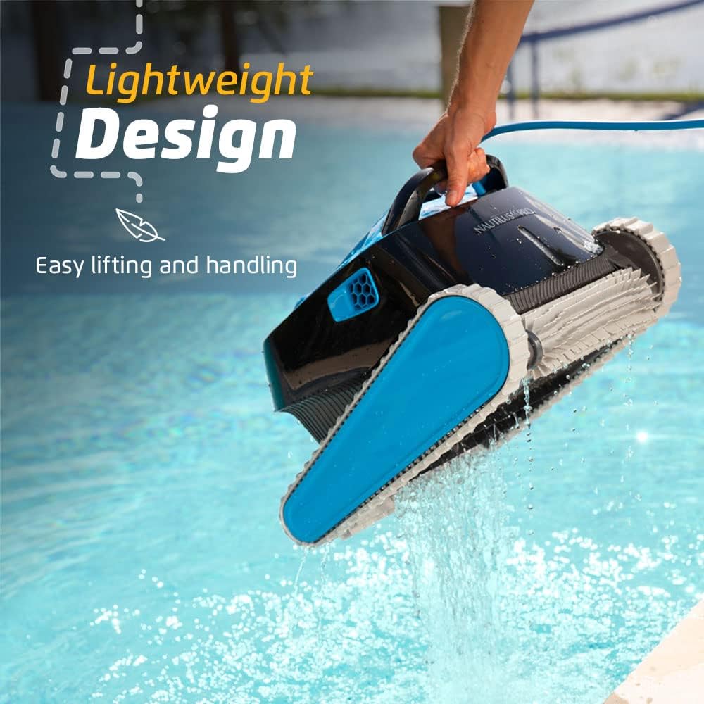 Dolphin Nautilus CC Robotic Pool Vacuum Cleaner All Pools up to 33 FT - Wall Climbing Scrubber Brush