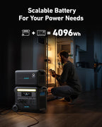 Anker SOLIX F2000 Portable Power Station  PowerHouse 767  2400W Solar Generator  GaNPrime Battery Generators for Home Use  LiFePO4 Power Station for Outdoor Camping  and RVs (Solar Panel Optional)