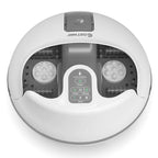 Steam Foot Spa Bath Massager, Foot Sauna Massage Machine with 3 Heat Levels, Pedicure Massage Rollers, Timing Function