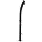7.2 FT 5.3 Gallon Outdoor Solar-Heated Shower with 360° Rotating Shower Head & Foot Shower for Poolside Beach
