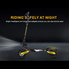 Off Road Electric Scooter for Adults, 1200W Motor Fast E Scooter, Up to 28MPH Top Speed & 20Miles Long Range, 11" Off-Road Tires, 330lbs MAX Load, Foldable