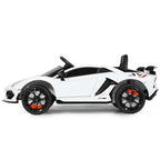 Licensed Lamborghini SVJ Kids Ride-On Car, 12V Battery Powered Sports Car Toy with Trunk & Remote