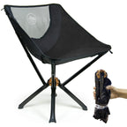 CLIQ Portable Folding Chair for Camping, Supports 300 Lbs
