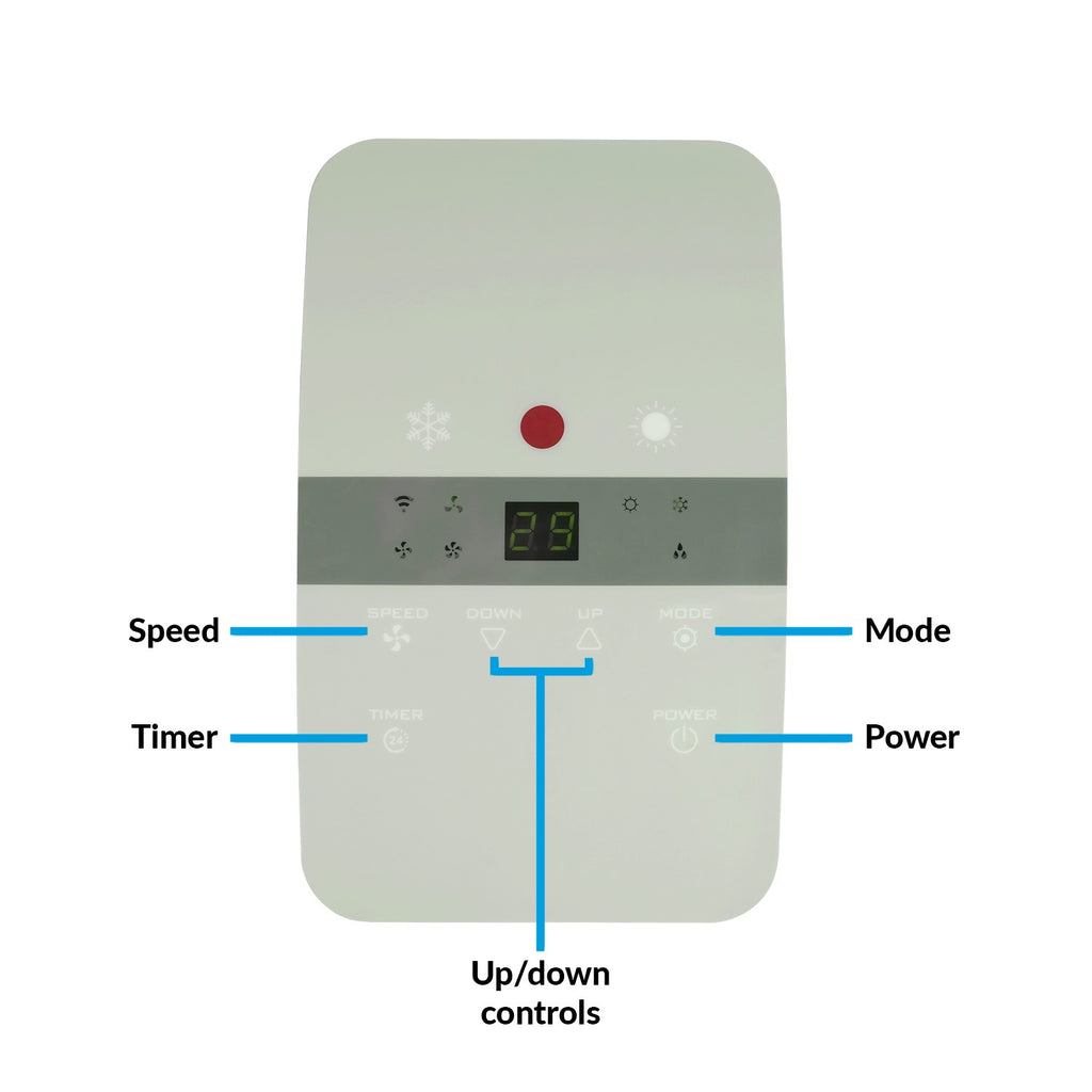 electriQ AirFlex Smart 14000 BTU Portable Air Conditioner