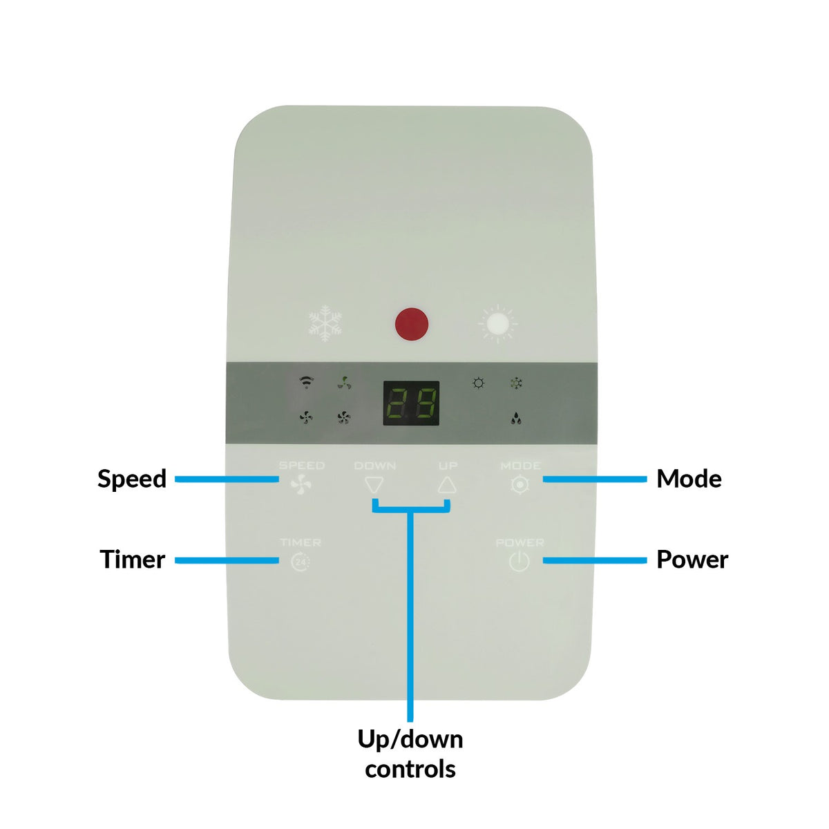 electriQ AirFlex Smart 14000 BTU Portable Air Conditioner