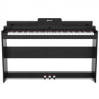 88 Key Full Size Electric Piano Keyboard with Stand 3 Pedals MIDI Function