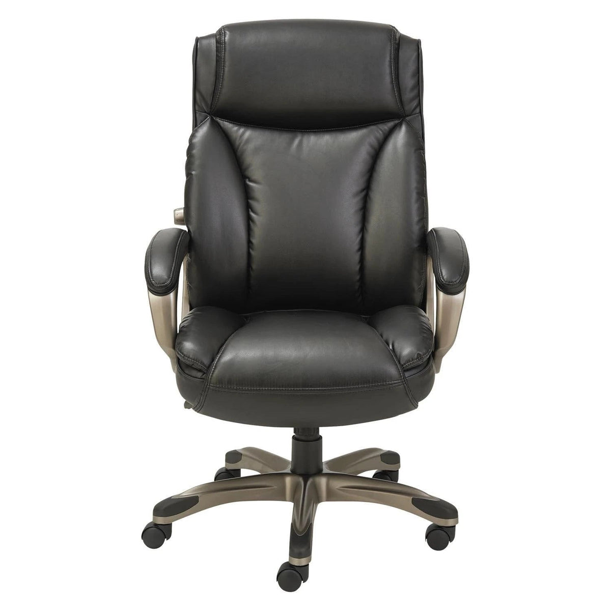 Alera Veon Series Executive High-Back Leather Chair, Select Colors