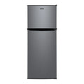 4.6. Cu ft Two Door Mini Refrigerator with Freezer, Stainless Steel